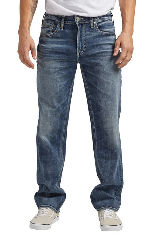 Silver Jeans Co. Grayson Classic Fit Straight Leg Indigo at Nordstrom, X