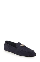 Prada Logo Suede Loafer at Nordstrom,