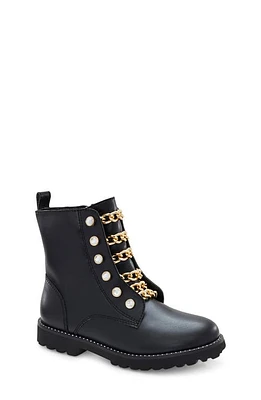 Kurt Geiger London Kids' Mini Bax Combat Boot Black at Nordstrom, M