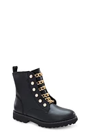 Kurt Geiger London Kids' Mini Bax Combat Boot Black at Nordstrom, M