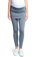 Maternal America Belly Support Maternity Leggings in Charcoal at Nordstrom, Size X-Small