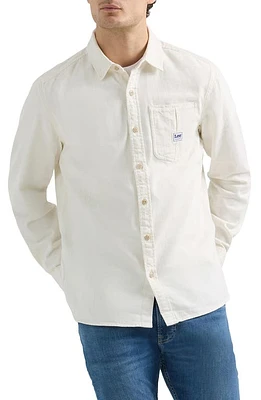 Lee Carolina Button-Up Shirt Ecru at Nordstrom,