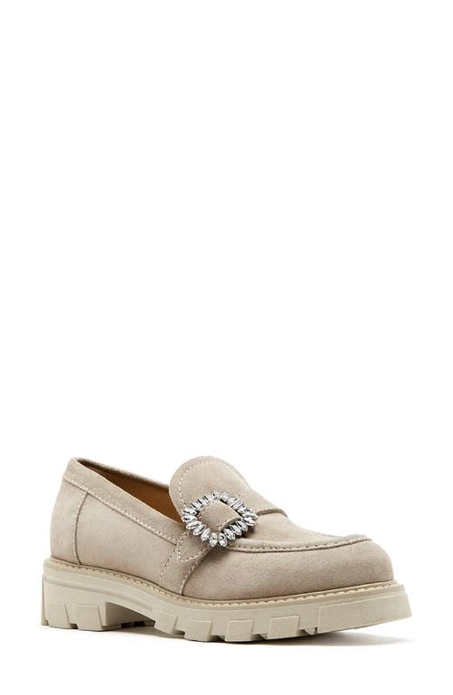 La Canadienne Diane Waterproof Loafer Pebble Suede at Nordstrom,