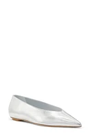 Stuart Weitzman Lina Flat Silver at Nordstrom,