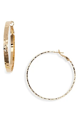 Panacea Flat Hoop Earrings in Gold at Nordstrom