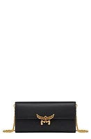 MCM Large Himmel Leather Wallet on a Chain in Black at Nordstrom