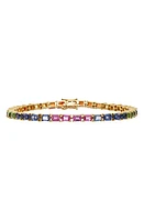 Bony Levy Iris Rainbow Tennis Bracelet in 18K Yellow Gold at Nordstrom, Size 7