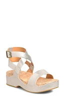 Kork-Ease Yadira Ankle Strap Platform Sandal Gold Metallic at Nordstrom,