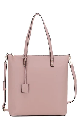 Mali + Lili Ashley Recycled Vegan Leather Everyday Tote in Blush at Nordstrom