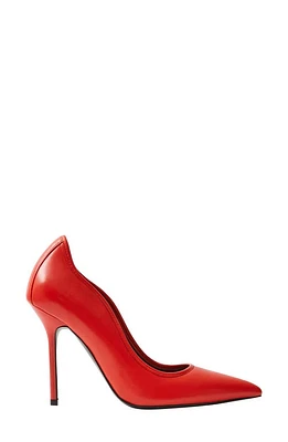 Reiss Bramley Pointed Toe Pump Sunset Orange at Nordstrom,