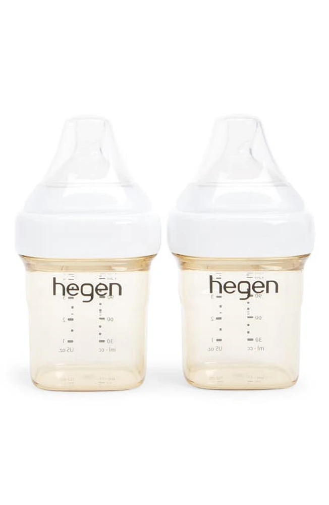 HEGEN PCTO 2-Pack 5 oz. Feeding Bottles in White at Nordstrom, Size Newborn