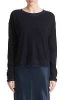 Vince Double Layer Wool, Silk & Alpaca Crewneck Sweater at Nordstrom,