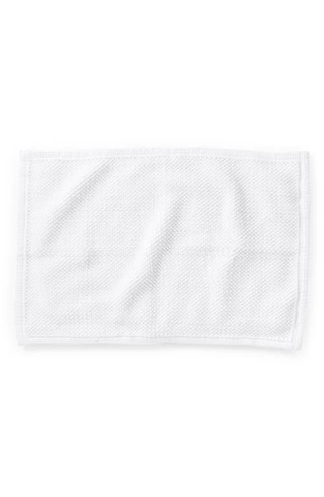 Coyuchi Pebbled Organic Cotton Bath Mat in Alpine White at Nordstrom, Size Bath Rug