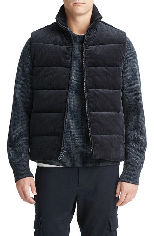 Vince Wide Wale Corduroy Vest Coastal at Nordstrom,