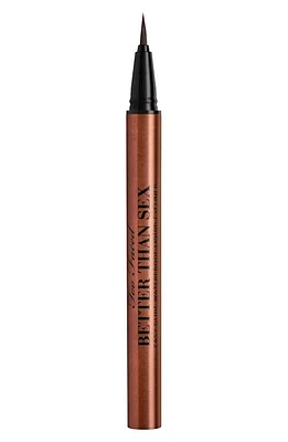 Too Faced Better Than Sex Waterproof Liquid Eyeliner in Chocolate Brown at Nordstrom