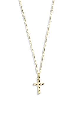 Bony Levy 14K Gold Cross Pendant Necklace in 14Ky at Nordstrom, Size 18