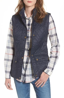 Barbour Otterburn Vest in Navy at Nordstrom, Size 6 Us