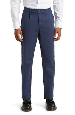 ASOS DESIGN Smart Work Cotton Chinos in Navy at Nordstrom, Size 28 X 32