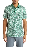 Mizzen+Main Versa Floral Performance Golf Polo in Fairway Floral Print at Nordstrom, Size Xx-Large