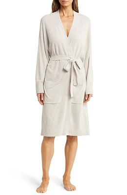 barefoot dreams CozyChic Ultra Lite Robe in Stone-Cream at Nordstrom, Size X-Large