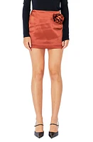 Endless Rose Corsage Miniskirt Chocolate at Nordstrom,