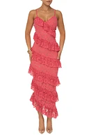 JLUXLABEL Forever Ruffle Lace Midi Dress at Nordstrom