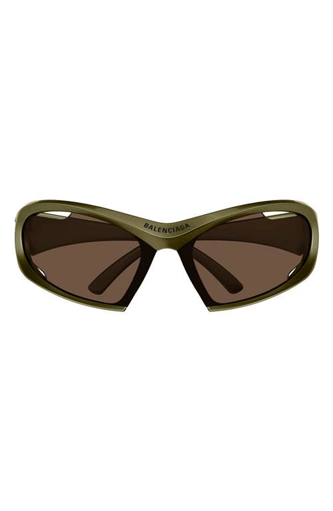 Balenciaga 78mm Oversize Geometric Sunglasses in at Nordstrom