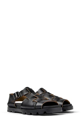 Camper Brutus Fisherman Sandal Black at Nordstrom,