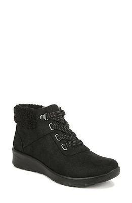 BZees Generation Faux Shearling Cuff Bootie Black at Nordstrom,