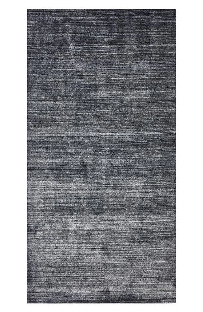 Solo Rugs Harbor Handmade Wool Blend Area Rug in Dark Gray at Nordstrom