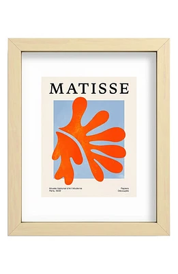 Deny Designs Coral Leaf Matisse Edition Mid Century Series Art Print in Multi at Nordstrom