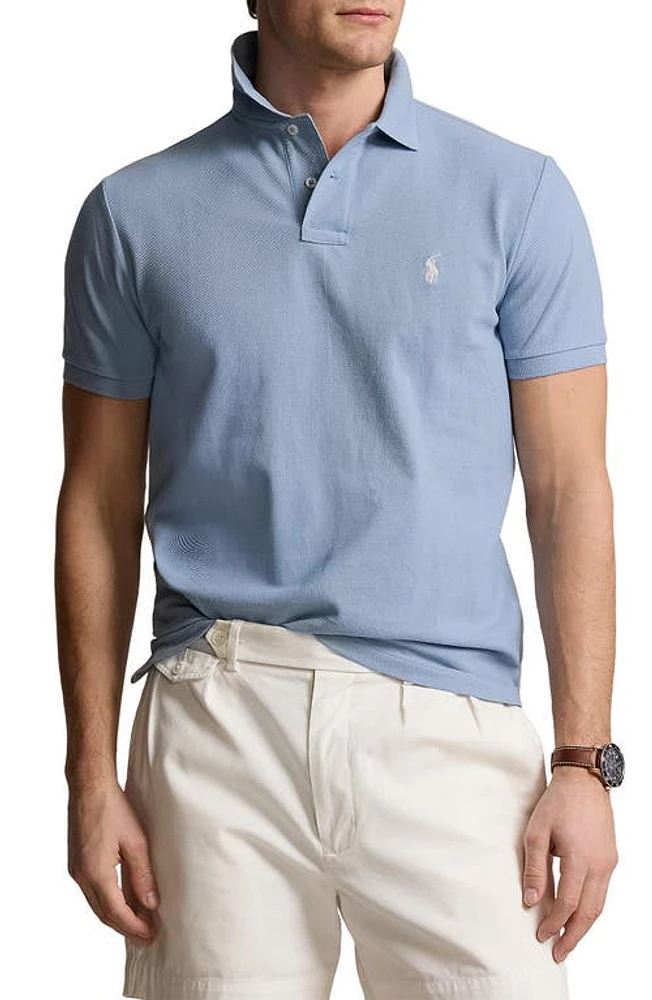 Polo Ralph Lauren Solid Cotton Piqué Vessel Blue at Nordstrom,