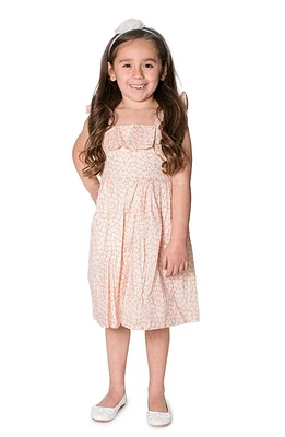 Popatu Kids' Floral Ruffle Trim Dress in Pink at Nordstrom, Size 4