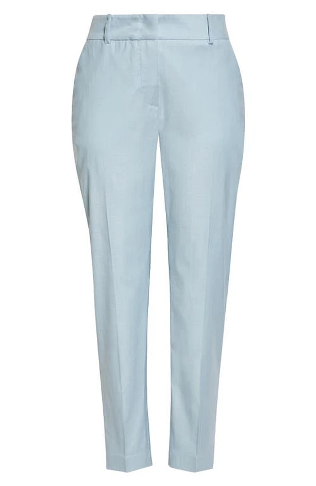 Eleventy Slim Fit Stretch Wool Blend Pants Baby Blue at Nordstrom, Us