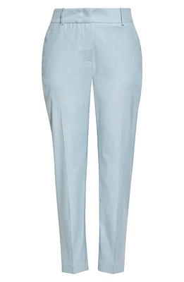 Eleventy Slim Fit Stretch Wool Blend Pants Baby Blue at Nordstrom, Us