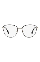 burberry Virginia 53mm Phantos Optical Glasses in Black at Nordstrom