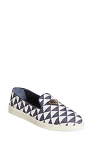 Prada Triangle Jacquard Flat Blue/White at Nordstrom,