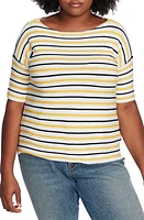 Court & Rowe Jersey Stripe Sweater at Nordstrom,