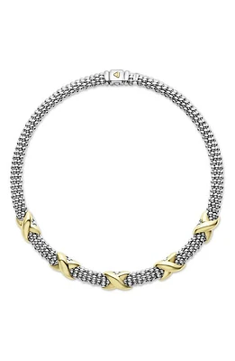 LAGOS Embrace Necklace in Gold/Silver at Nordstrom