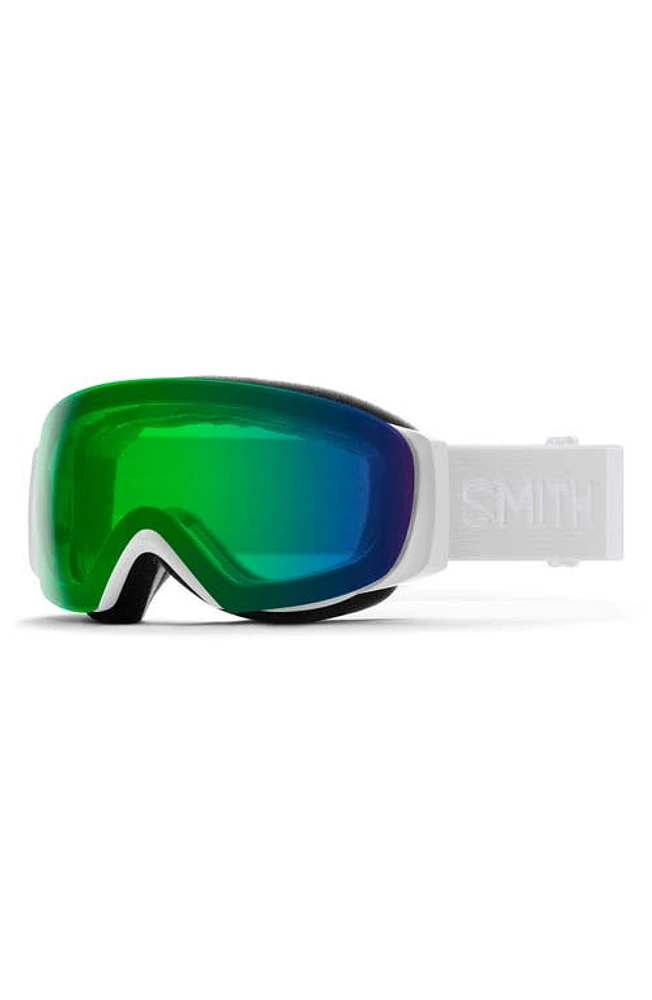 Smith I/O MAG 164mm Snow Goggles in White Vapor /Chromapop Green at Nordstrom