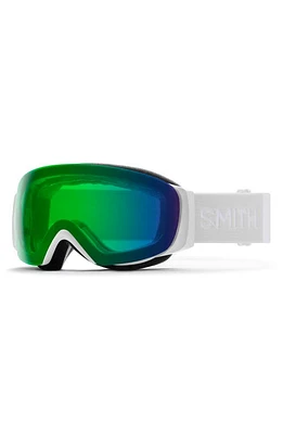 Smith I/O MAG 164mm Snow Goggles in White Vapor /Chromapop Green at Nordstrom