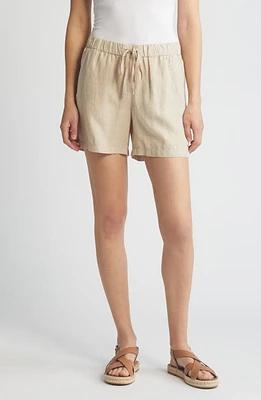 caslon(r) Linen Drawstring Shorts at Nordstrom,