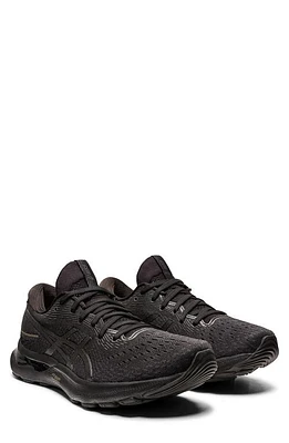 ASICS GEL-Nimbus 24 Running Shoe in Black/Black at Nordstrom, Size 11.5