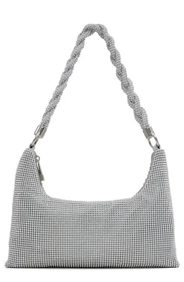 ALDO Marlysax Mesh Shoulder Bag in Silver at Nordstrom