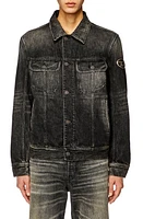 DIESEL Barcy Denim Jacket Black at Nordstrom,