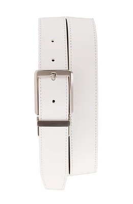 Nike 'Core' Reversible Leather Belt White/Black at Nordstrom,