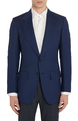 TOM FORD Atticus Original Mohair & Wool Hopsack Sport Coat Ink Blue at Nordstrom, Us