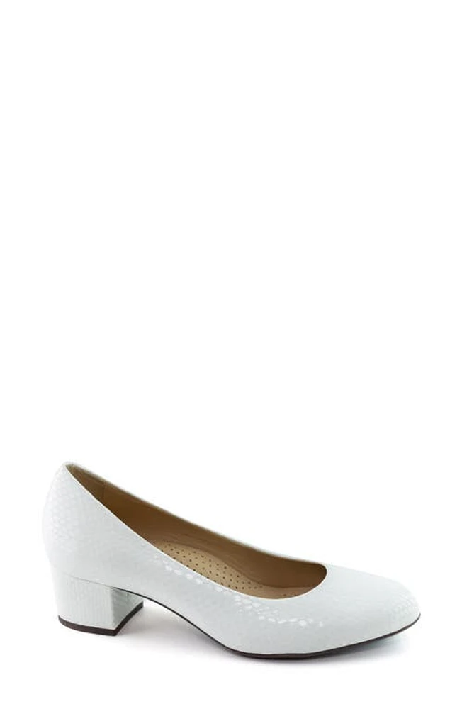 Marc Joseph New York Broad Street Pump White Snake at Nordstrom,