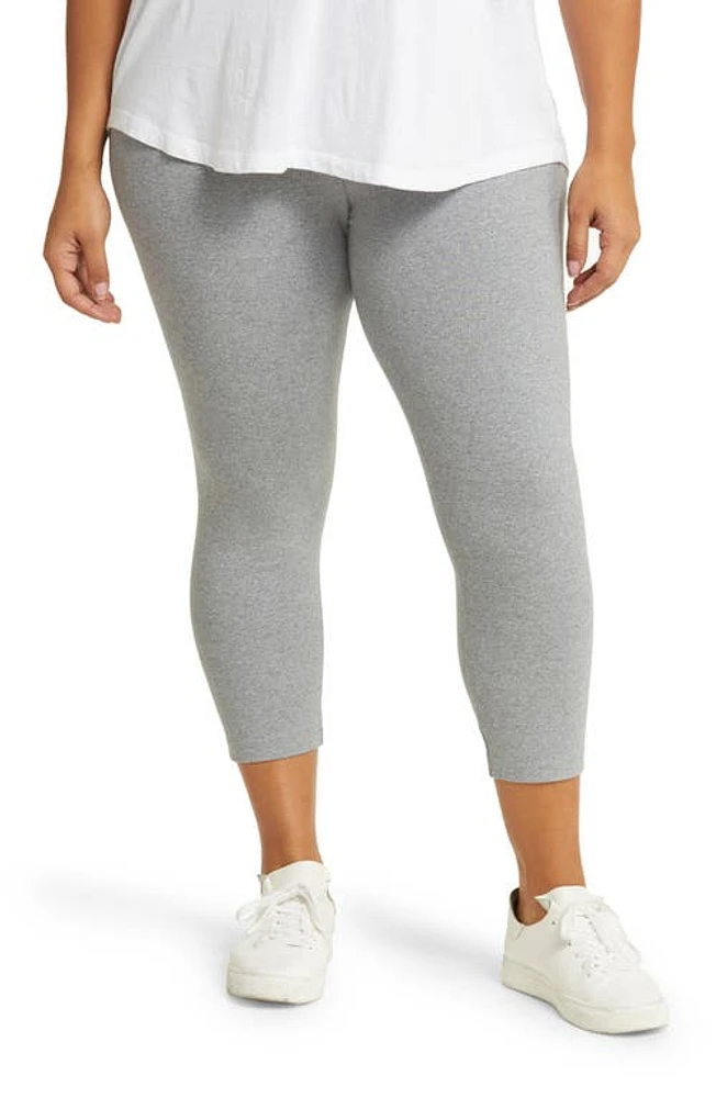 Lyssé Crop Leggings Grey Melnage at Nordstrom,