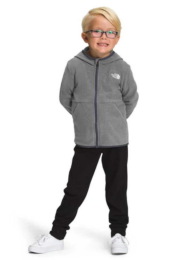 The North Face Kids' Glacier Full Zip Hoodie in Medium Grey Heather at Nordstrom, Size 5